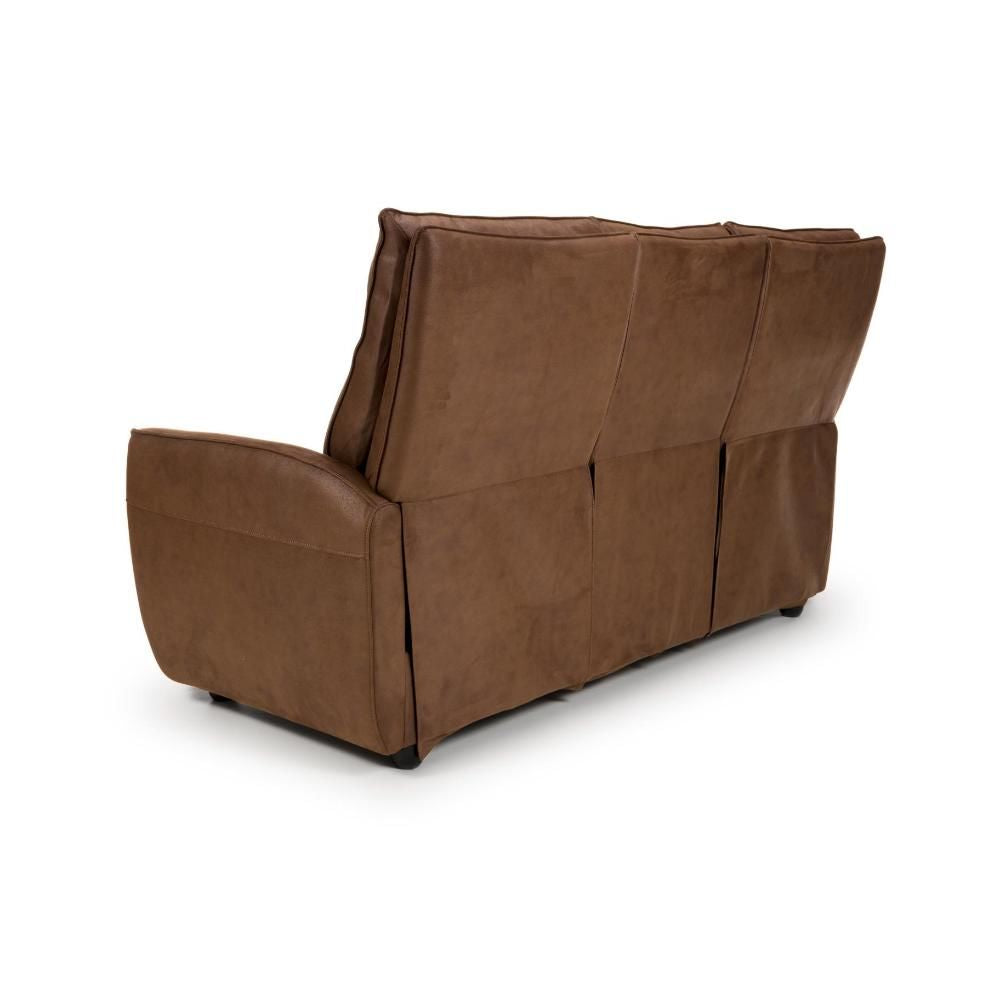 Tucson Heated 3 Seater Fixed - Brown - Image 3
