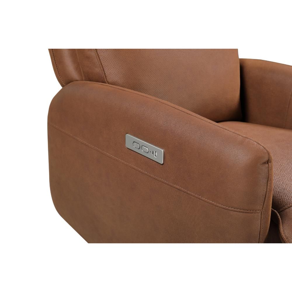Tucson Heated Power Recliner - Brown - Image 5