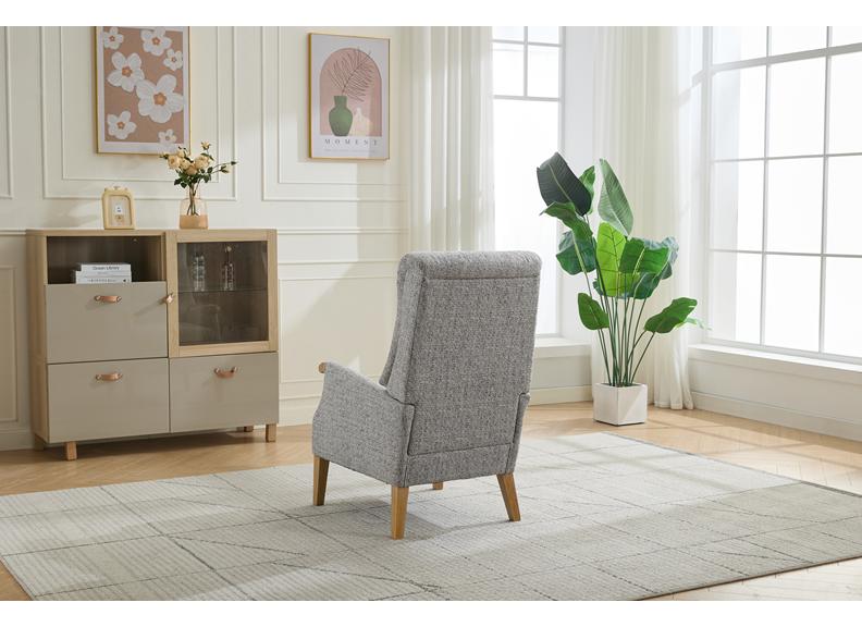 Thistle Stone Fabric Fireside Armchair