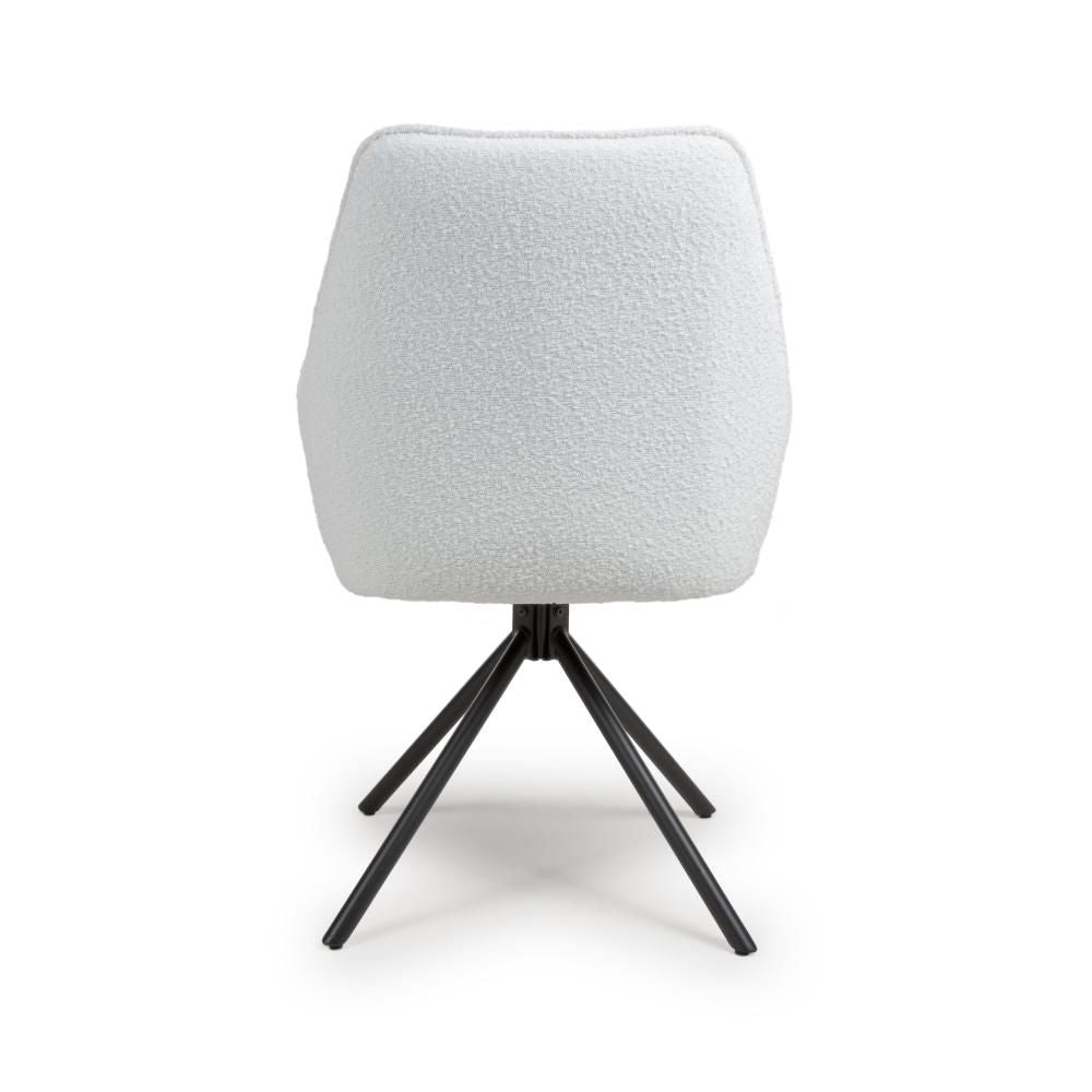 Uno Chair - Set of 2 - Ivory Boucle - Image 5