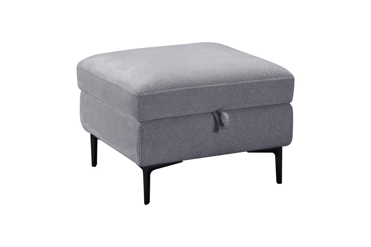 Vienna Square Storage Stool Grey