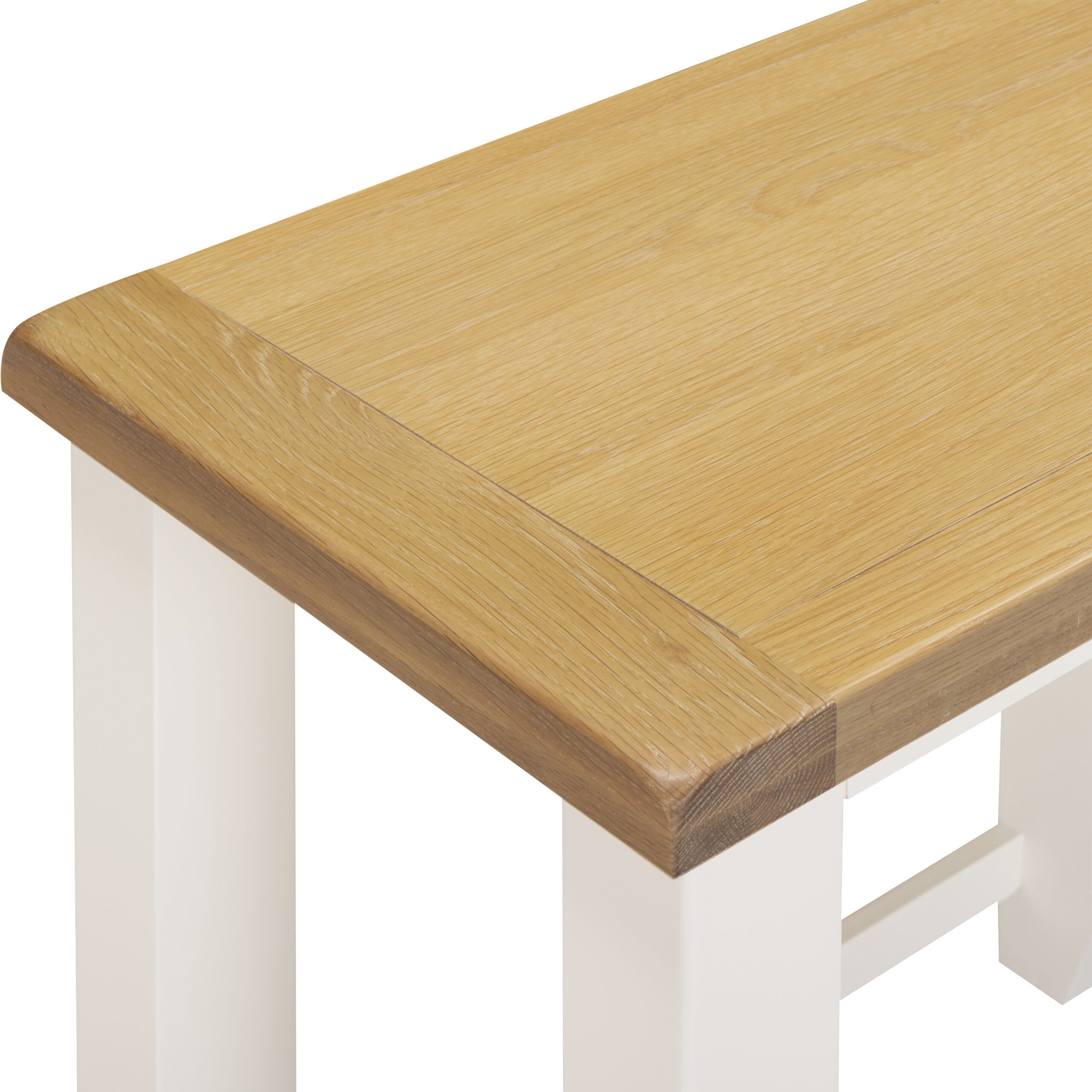 Windsor 3 Drawer Dressing Table Ivory/Oak