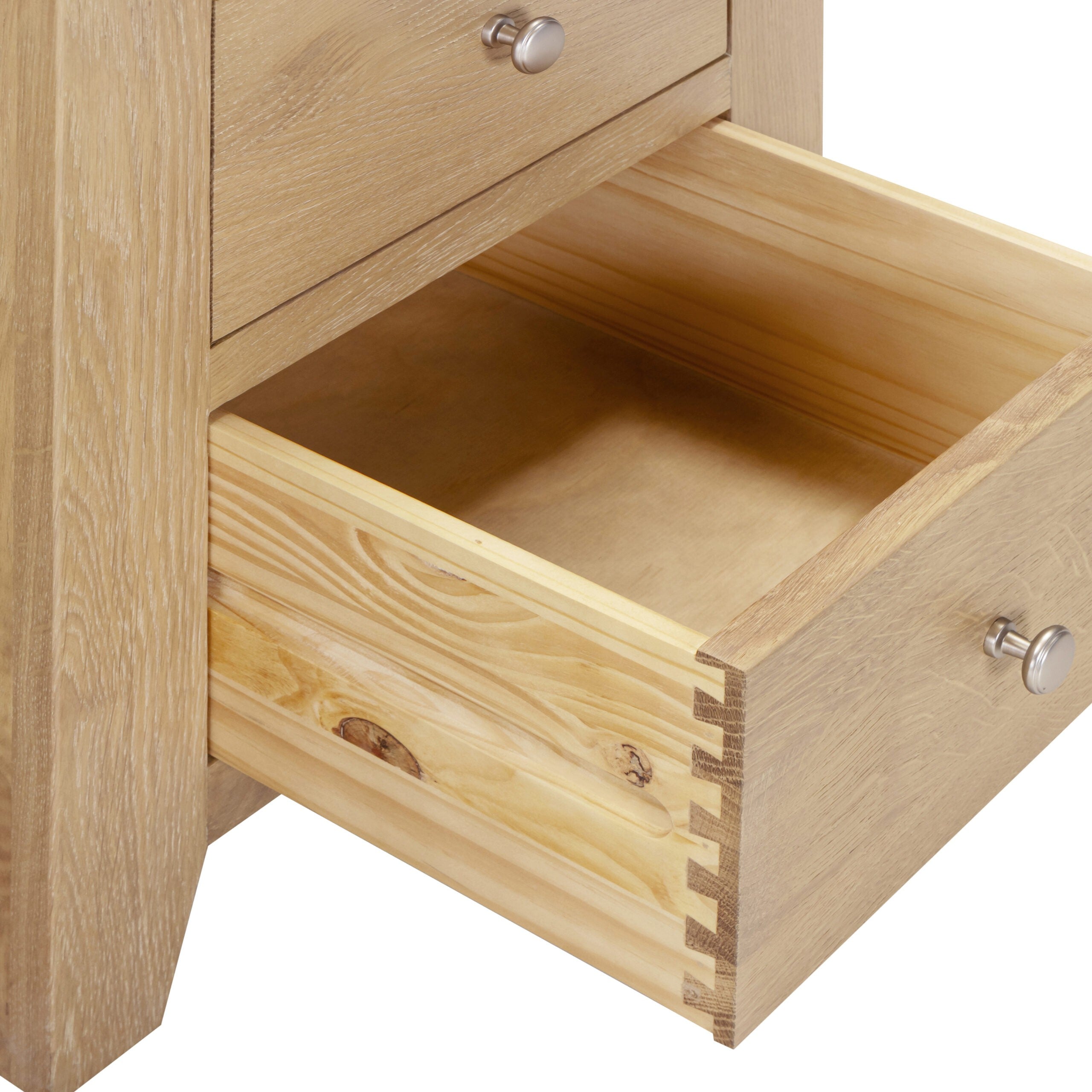 Windsor 3 Drawer Dressing Table Natural Oak