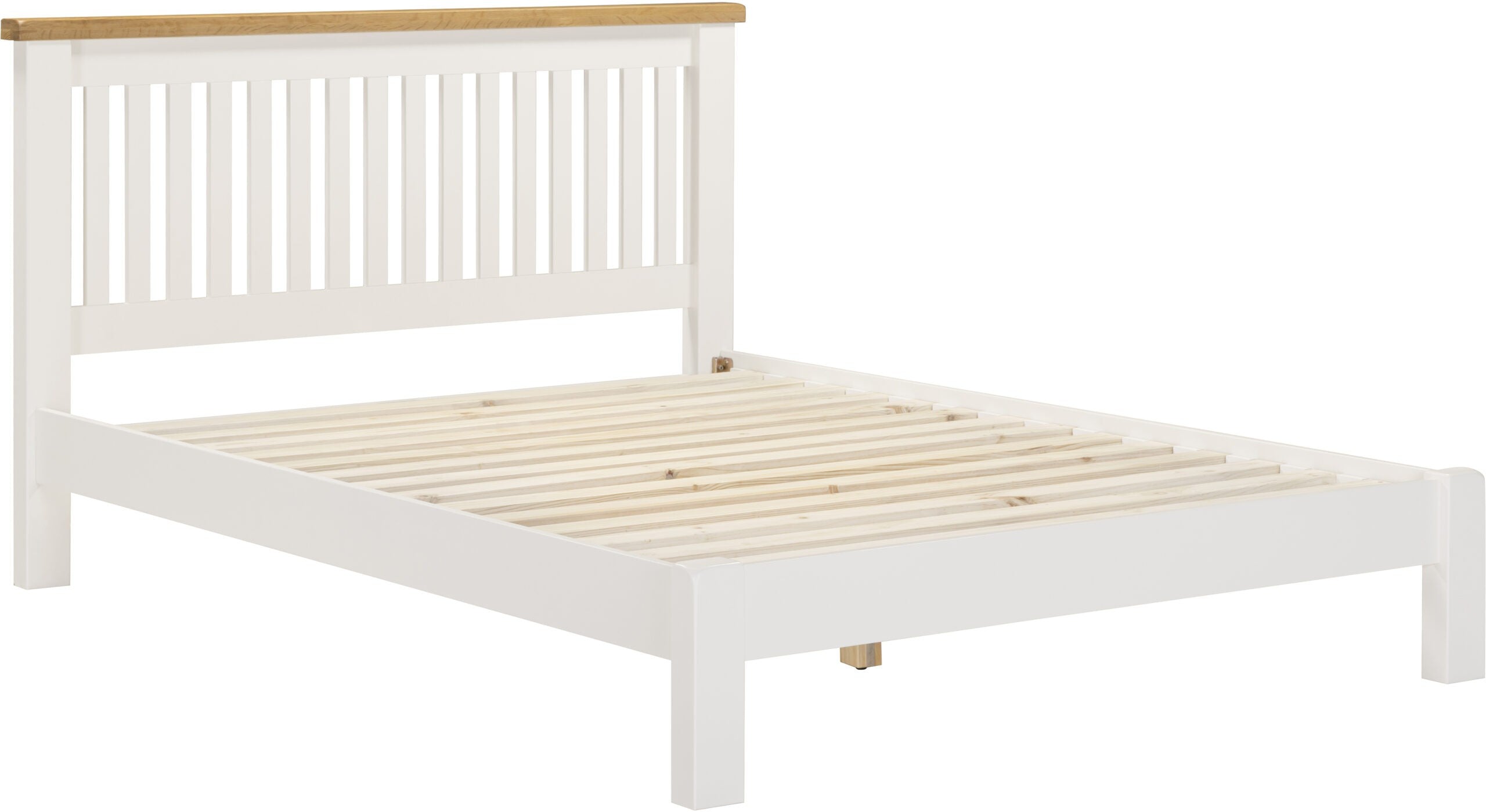 Windsor 5' Bed Low Foot End Ivory/Oak
