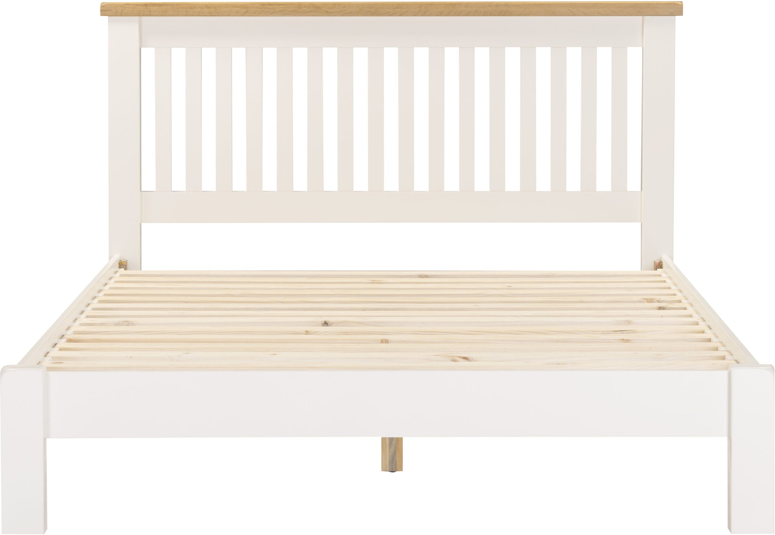 Windsor 5' Bed Low Foot End Ivory/Oak