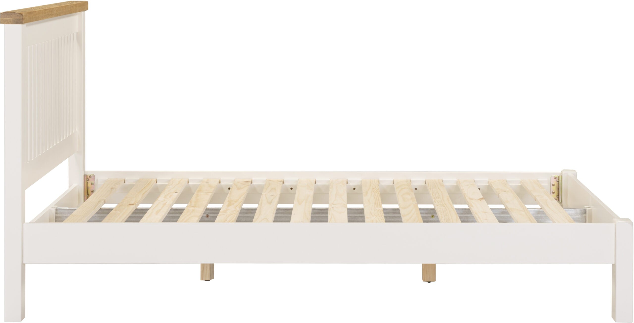 Windsor 5' Bed Low Foot End Ivory/Oak