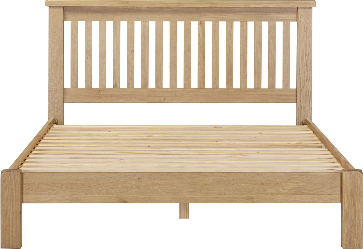 Windsor 5' Bed Low Foot End Natural Oak