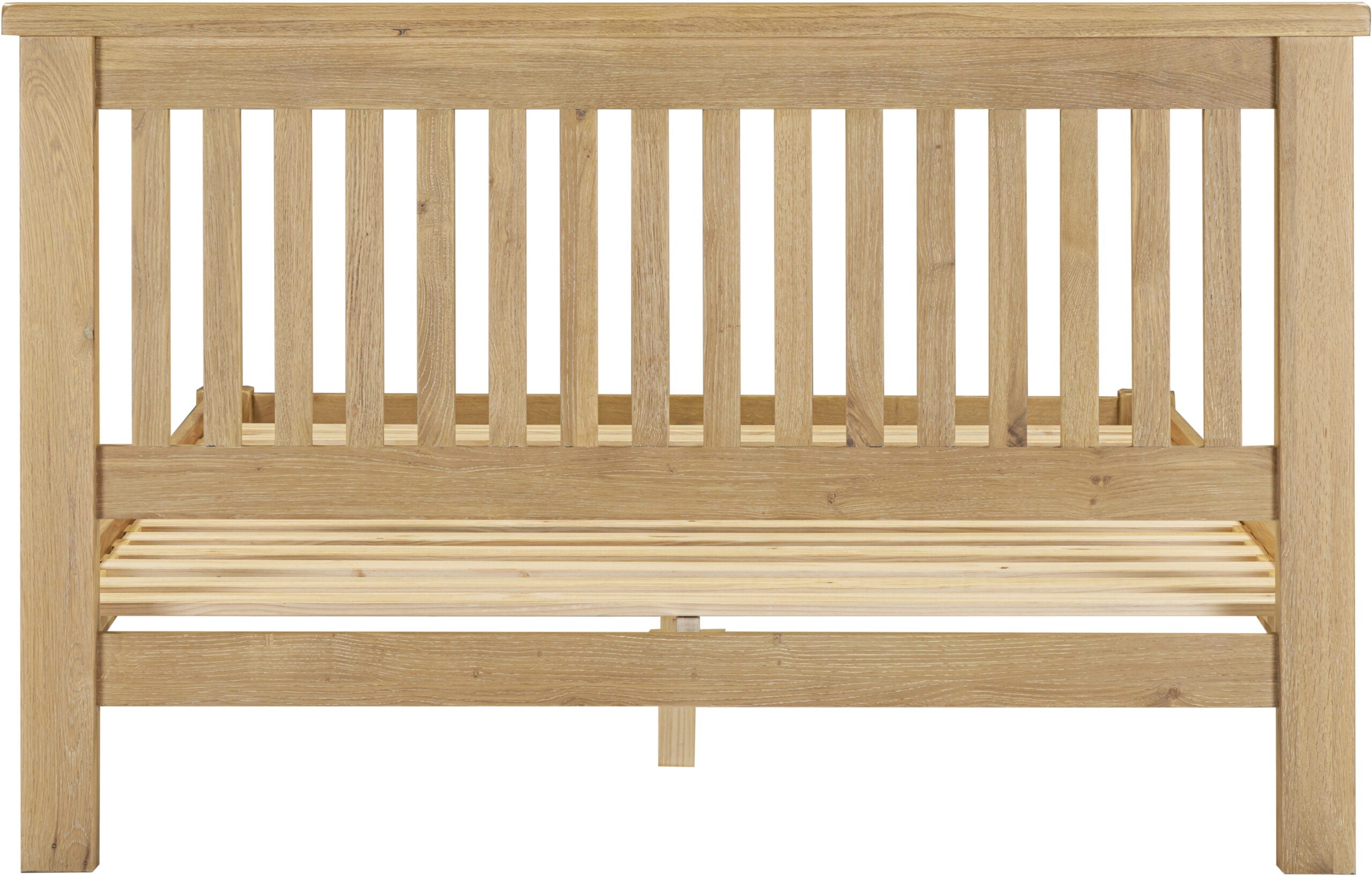 Windsor 5' Bed Low Foot End Natural Oak
