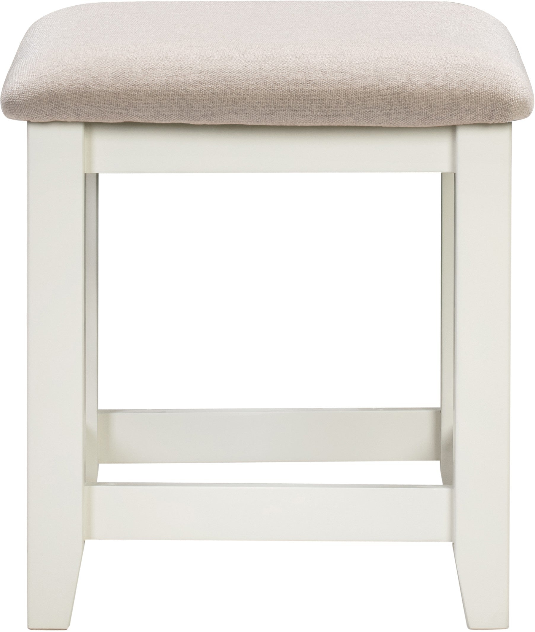 Windsor Dressing Table Stool Ivory/Oat Fabric