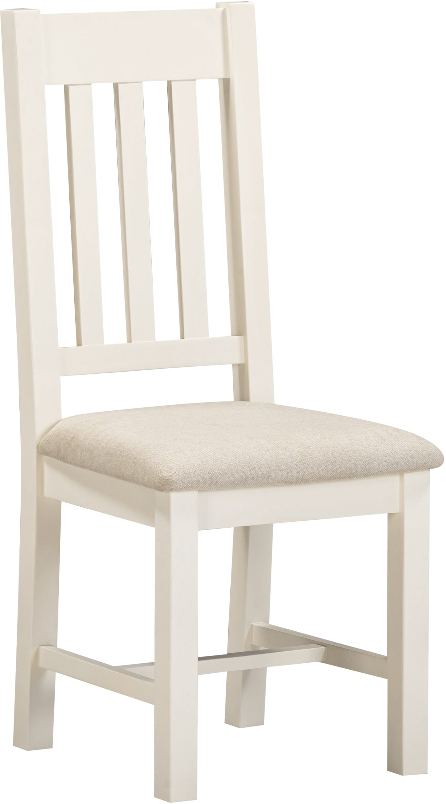 Windsor Slatted Chair (Box of 2) Ivory/Oat Fabric
