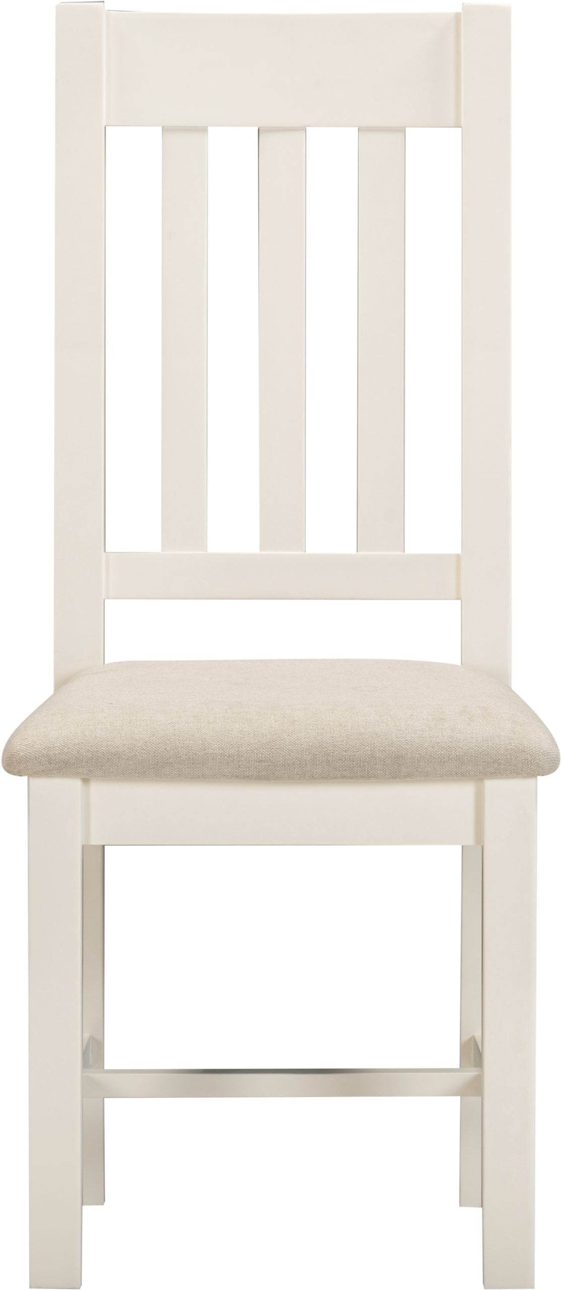 Windsor Slatted Chair (Box of 2) Ivory/Oat Fabric