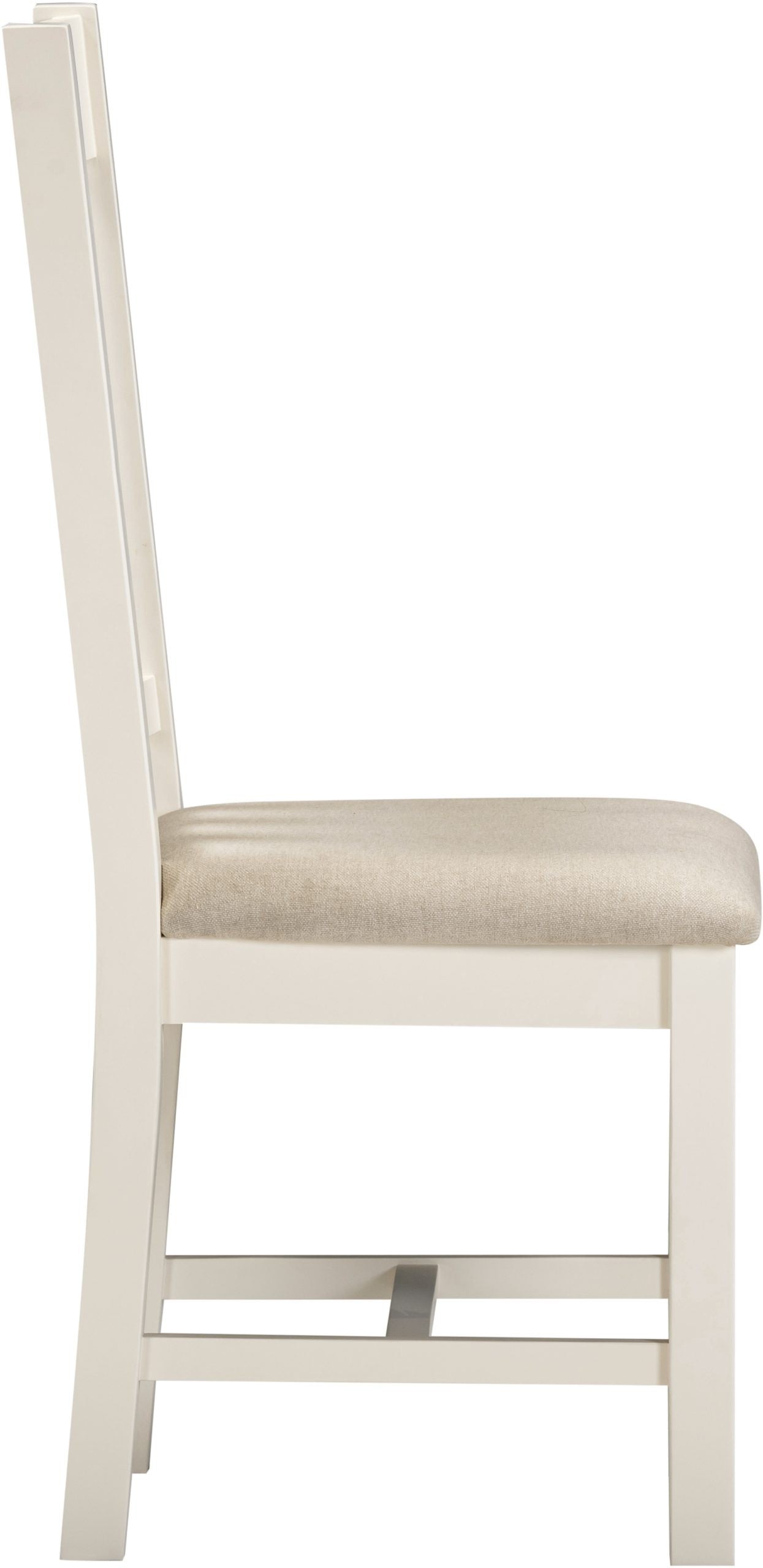 Windsor Slatted Chair (Box of 2) Ivory/Oat Fabric