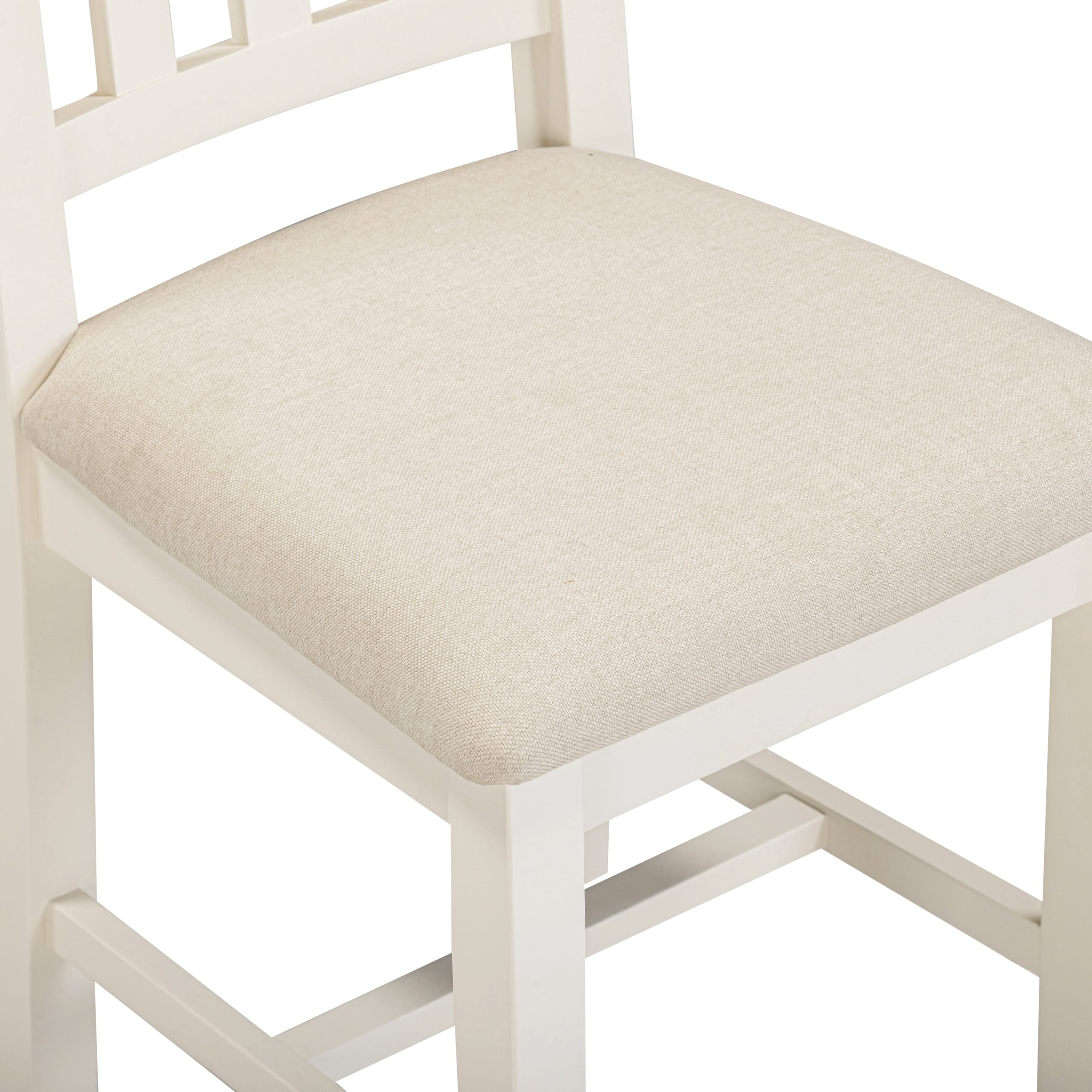 Windsor Slatted Chair (Box of 2) Ivory/Oat Fabric