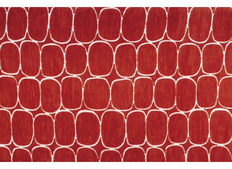 Winnie Accent Chair – Rust Upholstery With Bolster Cushion