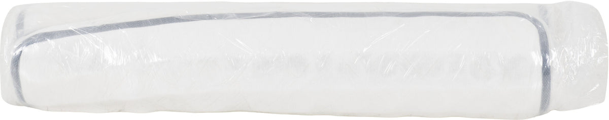 Yasmin 4' Small Double Roll-Up Mattress 18cm (Bonnel Spring) White