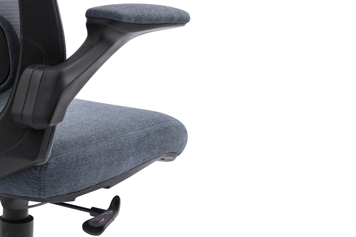 Zeke Ergonomic Office Chair – Grey with Adjustable Backrest (Pre-Order Only)