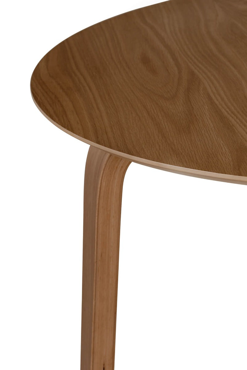 Addison Round Walnut Dining Table – 100cm | Modern & Retro Style | Free Delivery