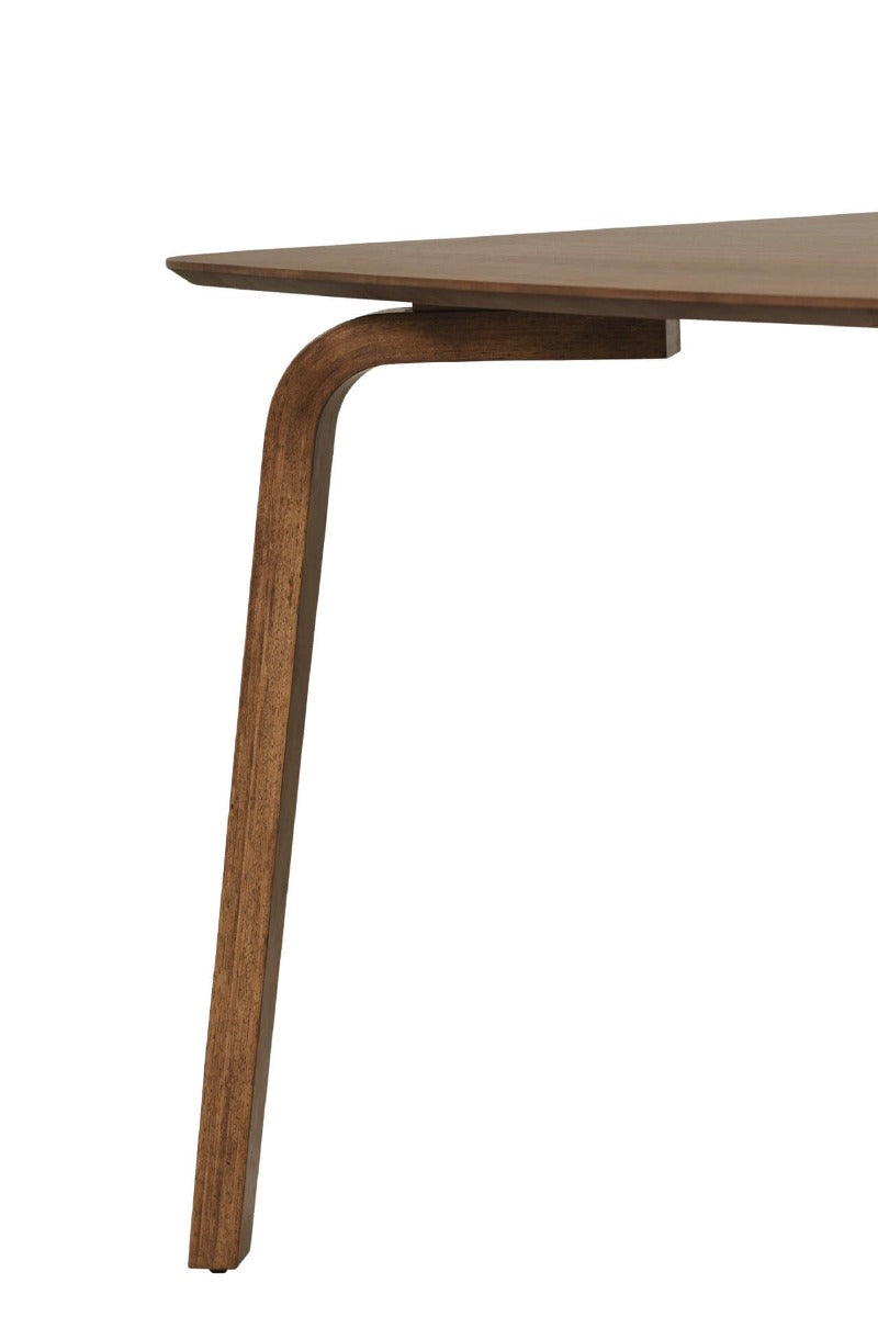 Addison Rectangular Walnut Dining Table – 150cm | Modern & Retro Style | Free Delivery