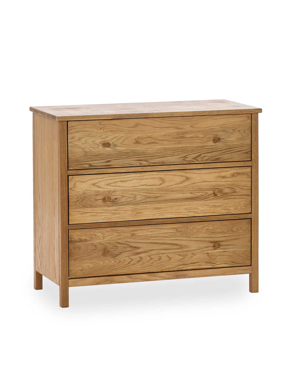 Coxmoor 3 Drawer Chest - Oak