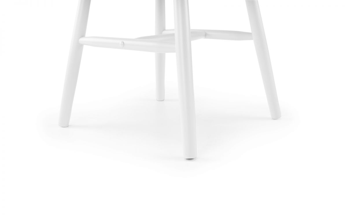Alassio Spindle Back Dining Chair - White | Classic Elegance for Your Dining Space (Free Nationwide Delivery in 3-5 Weeks)