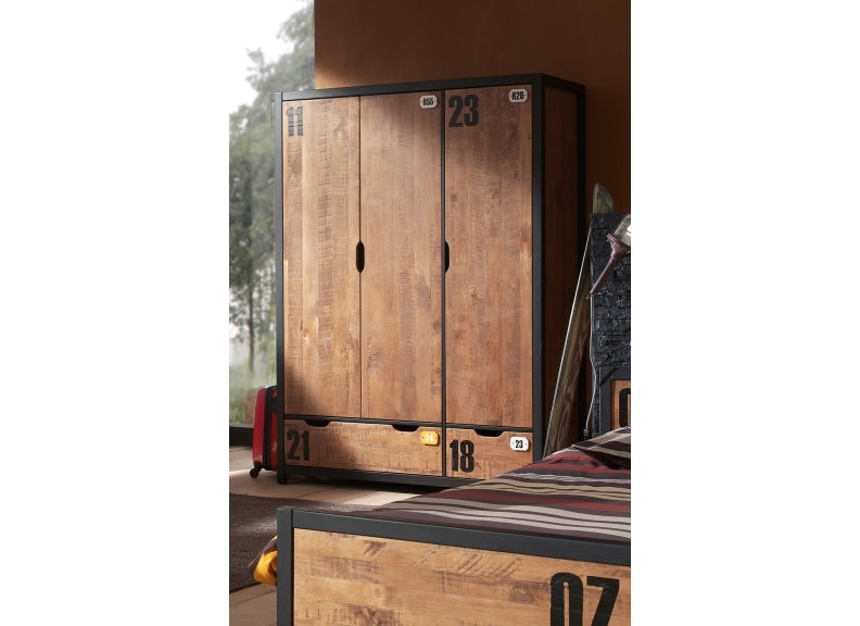Alex Three Door Wardrobe - Room