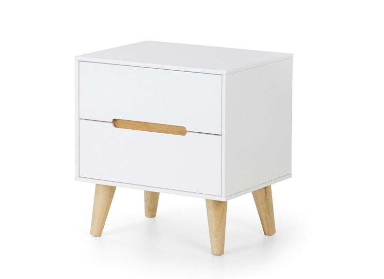 Alicia Two Drawer Bedside