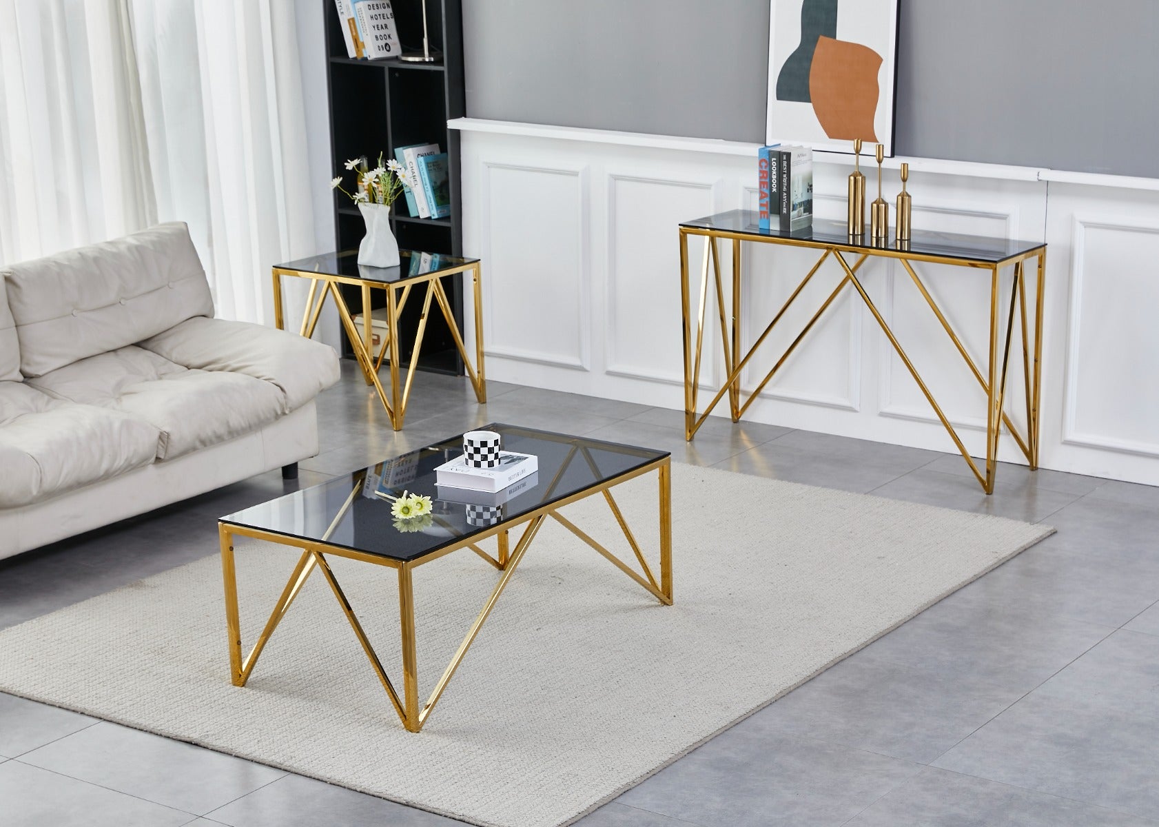 Allure Gold Coffee Table