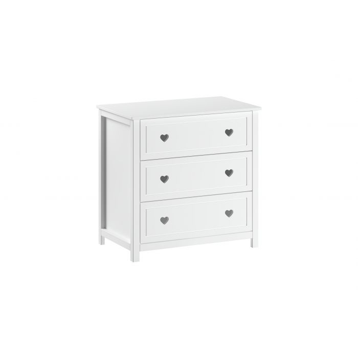 AMORI CHEST OF 3 DRAWERS WHITE