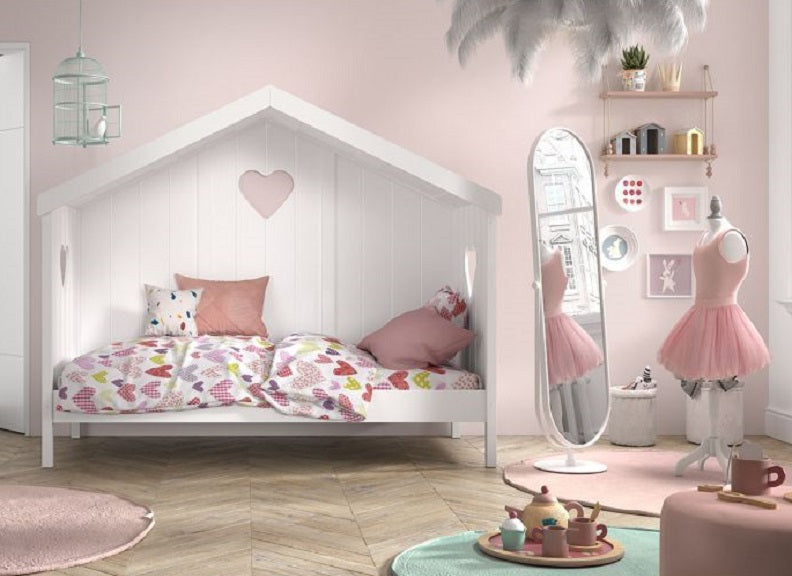Amori House Bed W/Rear Panel & Optional Underbed