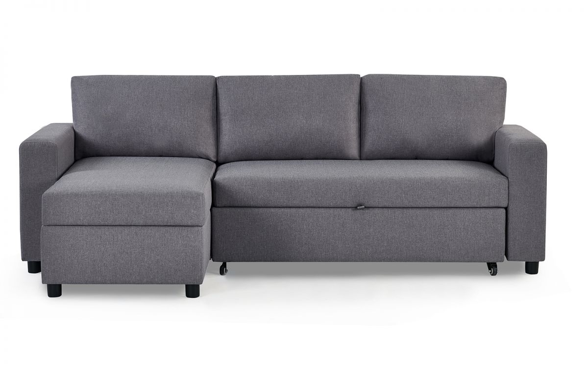 Angel Sofa Bed With Storage - Light Grey | Stylish Comfort Meets Practical Functionality