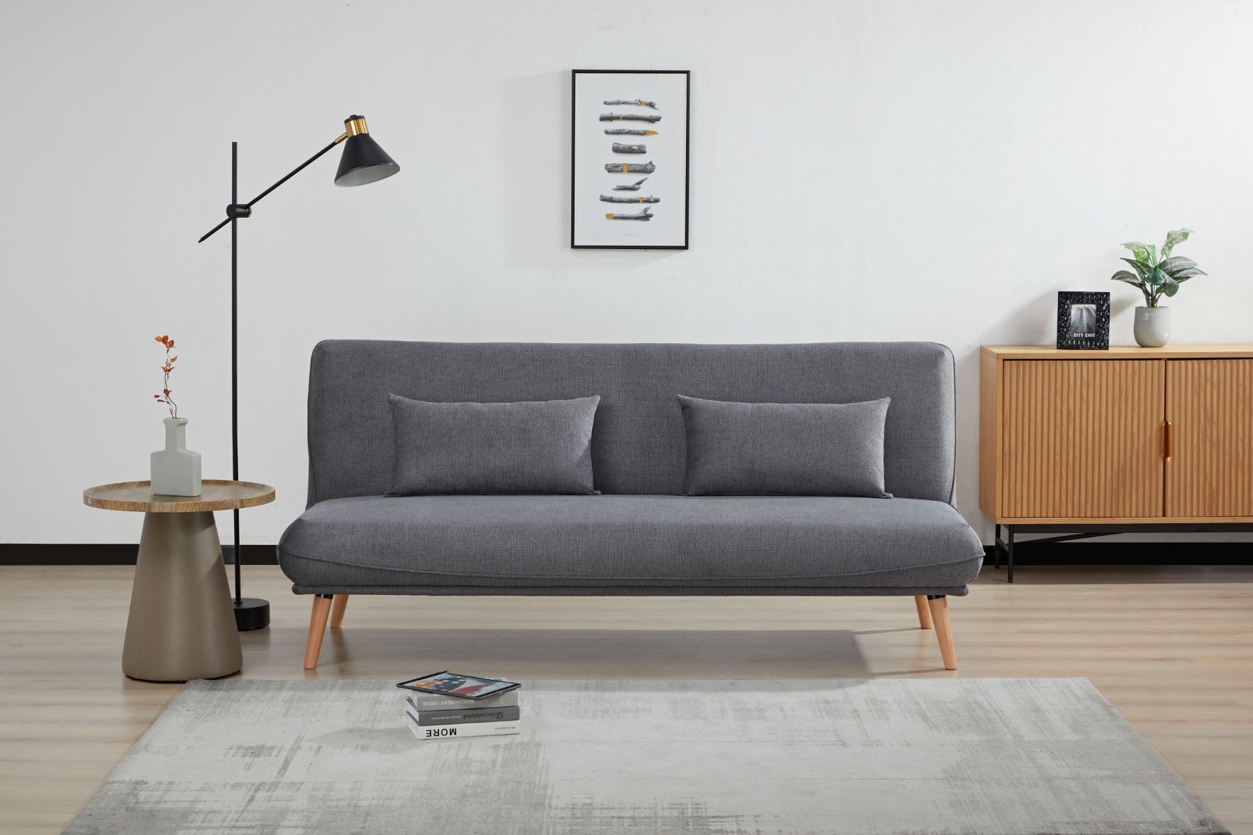 Arga Grey Sofa Bed