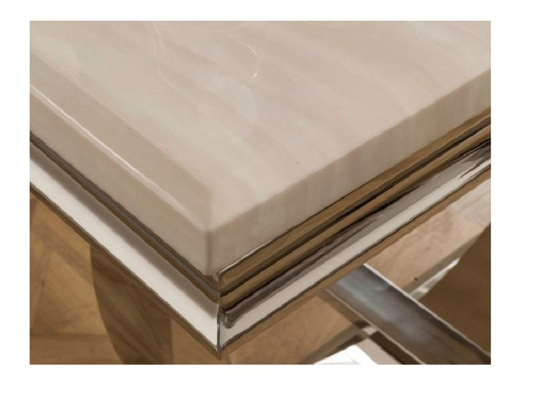 Arianna 2 m Cream Dining Table
