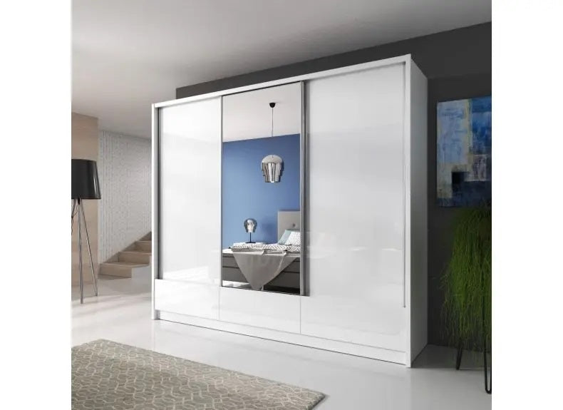 Lola 2.5 m Mirrored  Wardrobe