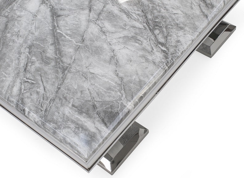 Arianna Grey Table Top - detail