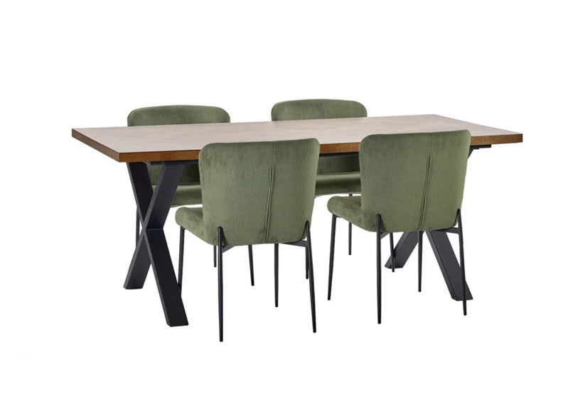 Aron Dining Table W/Leonie Dining Chairs Or Benches