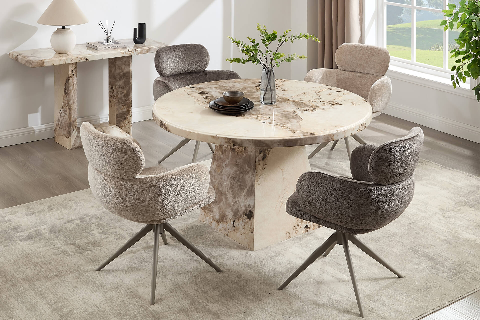 Artemis Round Dining Table 1300