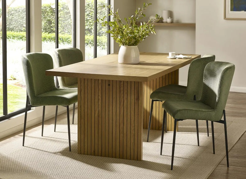 Arundel Table With Four Leonie Green Chairs