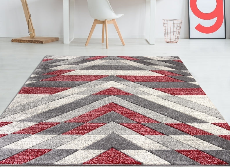 Asher Red Rug (Express Delivery 3-5 days) (Pre-order medium size)