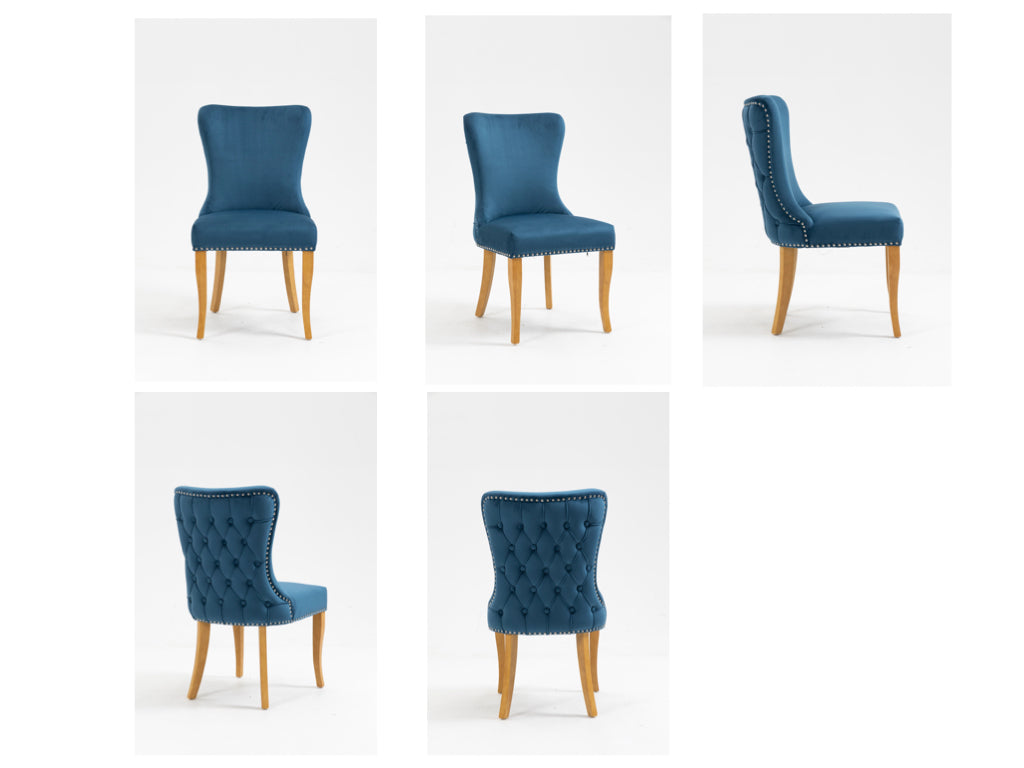Pair of Ashley Dining Chair Midnight Blue