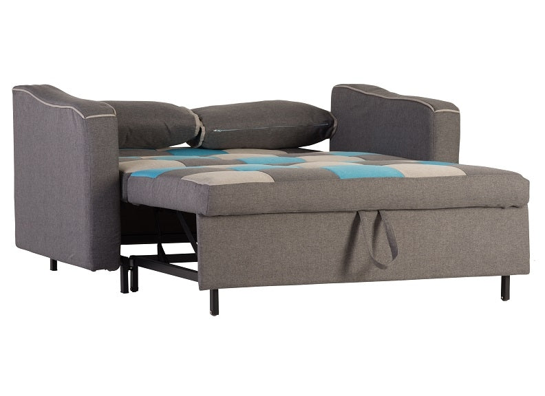 Aspen Teal/Grey Blue Bed