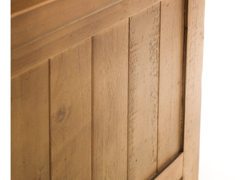 Aspen Pine Storage Bench Panel