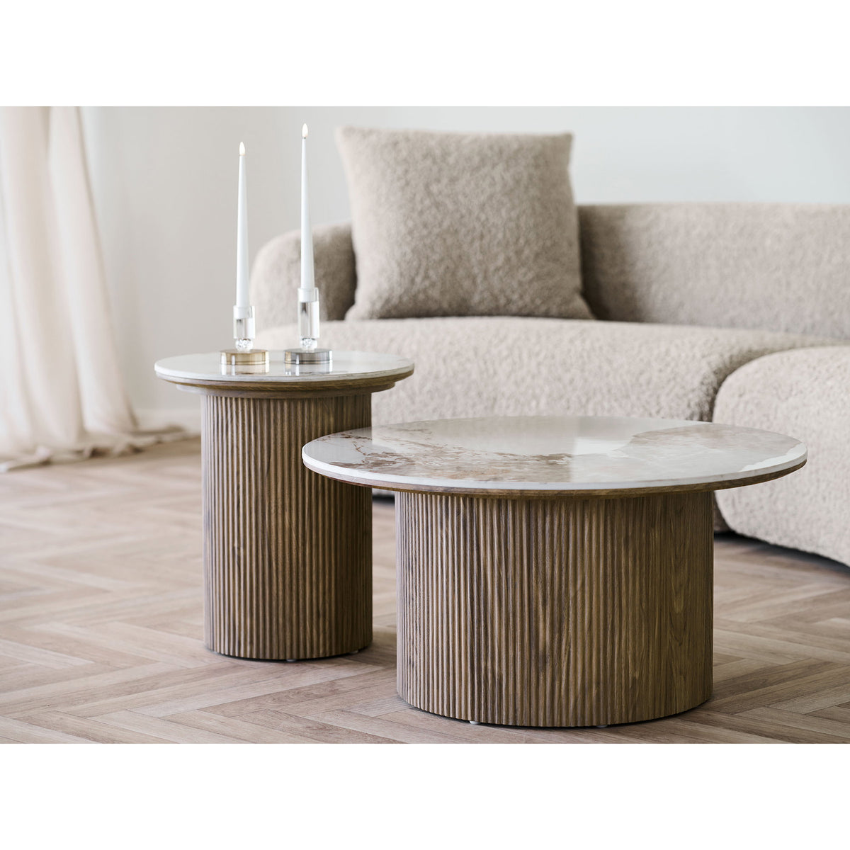 Athens Coffee Table detail and lifestyle image