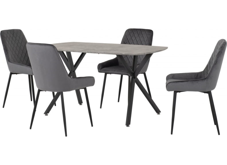 Athens Rectangular Table & Avery Chair Set