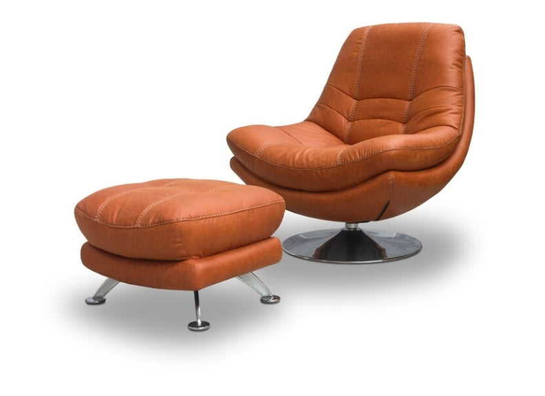 Axis Pumpkin Chair W/Optional Footstool
