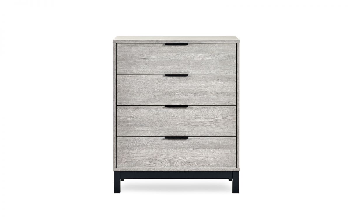 Bali 4 Drawer Chest - Grey Oak