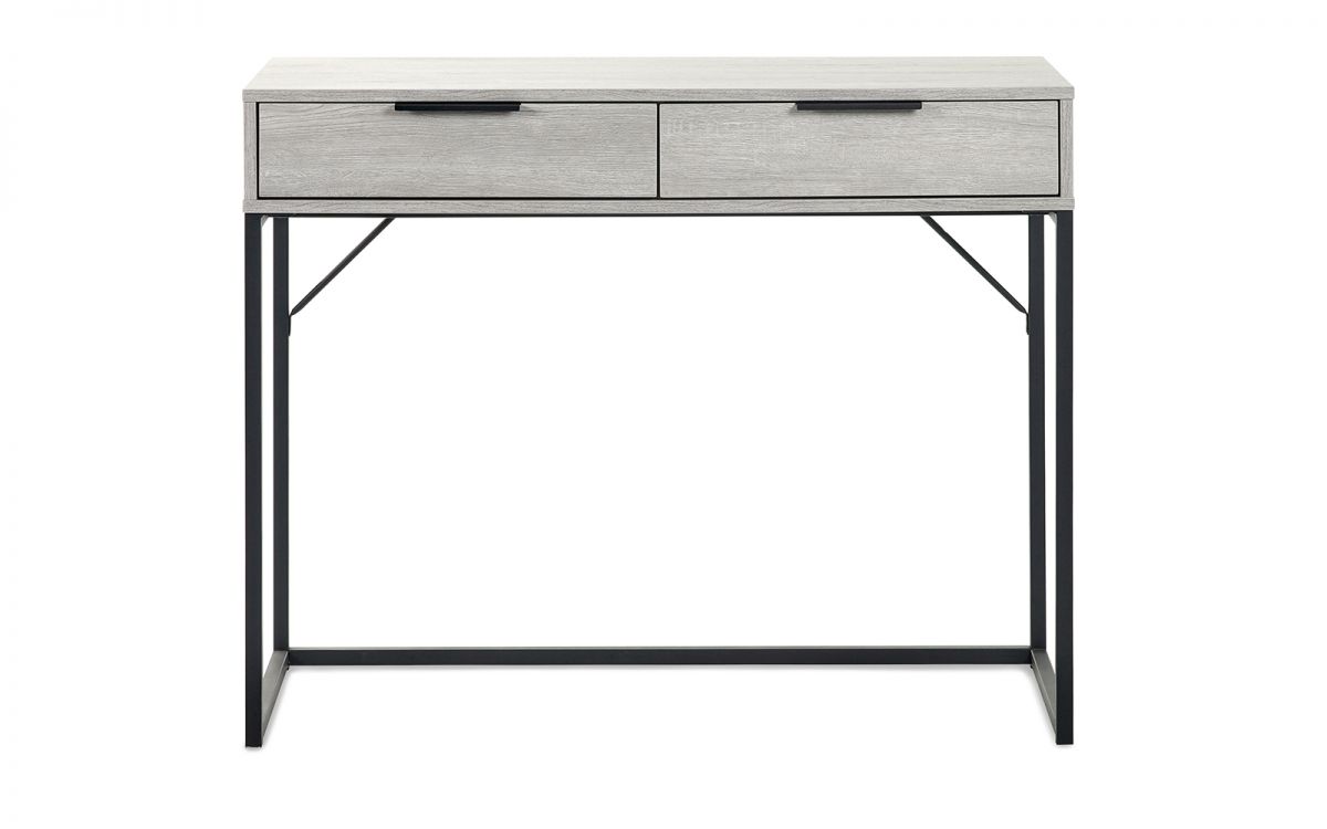 Bali 2 Drawer Dressing Table/Desk - Grey Oak