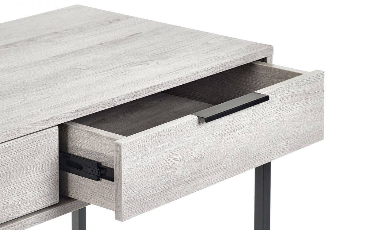 Bali 2 Drawer Dressing Table/Desk - Grey Oak