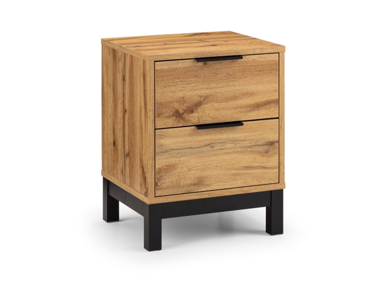 Bali Two Drawer Bedside