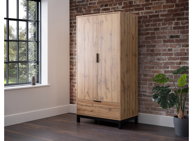 Bali Two Door One Drawer Wardobe