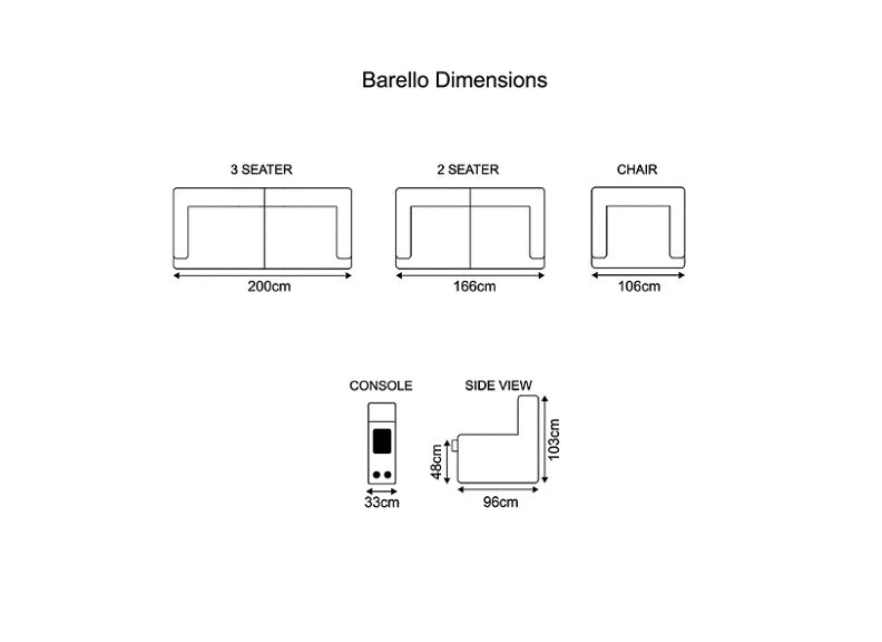 Barello Fabric Sofas
